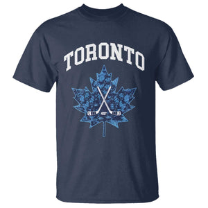 Vintage Canada Hockey T Shirt Maple Leafs TS10 Navy Print Your Wear