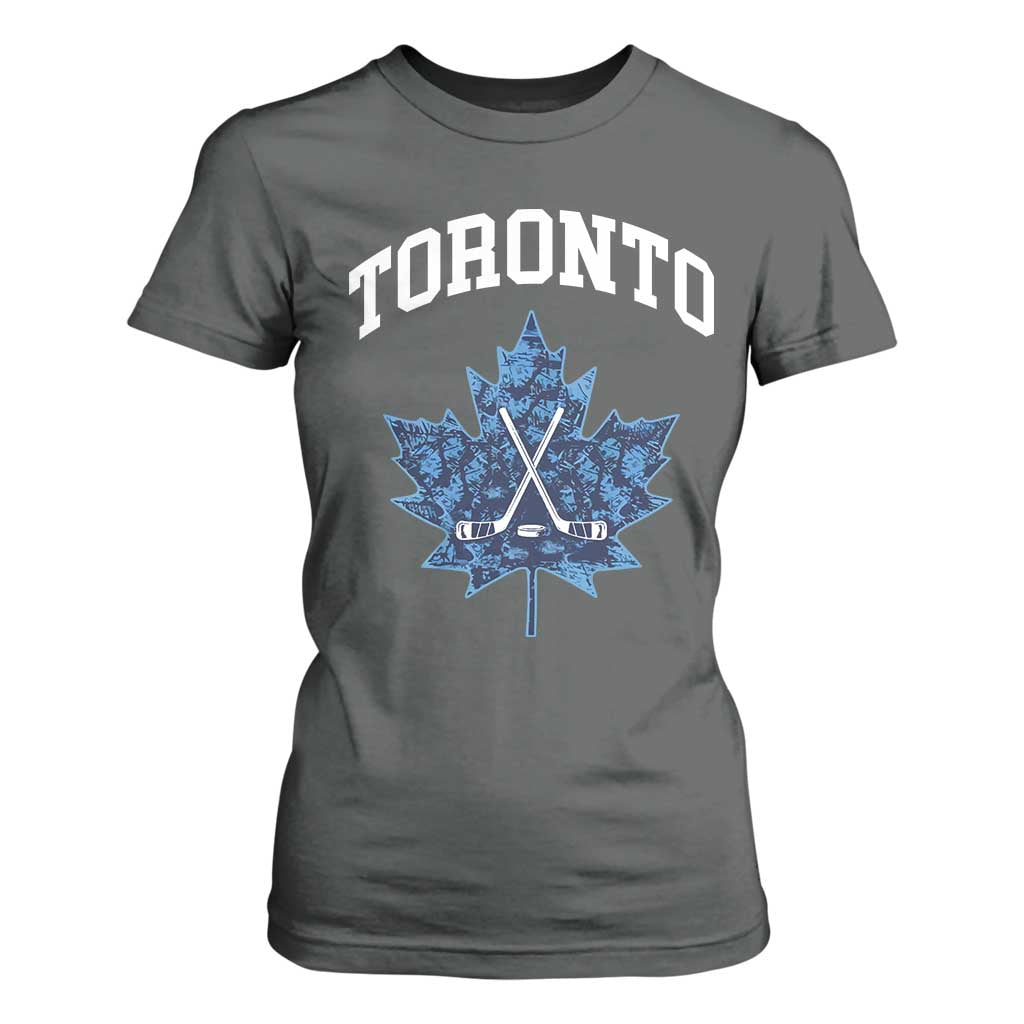 Vintage Canada Hockey T Shirt For Women Maple Leafs TS10 Dark Heather Print Your Wear