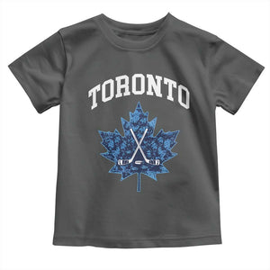 Vintage Canada Hockey Toddler T Shirt Maple Leafs TS10 Dark Heather Print Your Wear