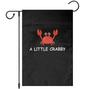 A Little Crabby Garden Flag Minimalist Beach Meme Summer Aesthetic