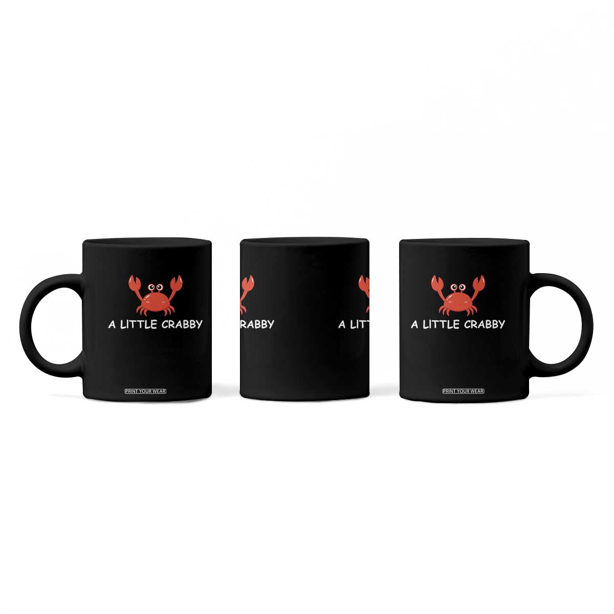 A Little Crabby Coffee Mug Minimalist Beach Meme Summer Aesthetic