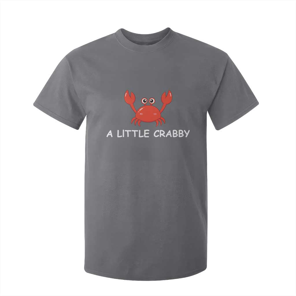 A Little Crabby T Shirt For Kid Minimalist Beach Meme Summer Aesthetic