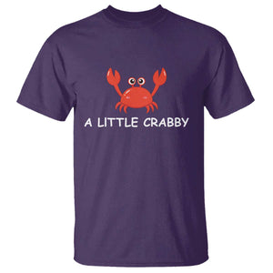 A Little Crabby T Shirt Minimalist Beach Meme Summer Aesthetic