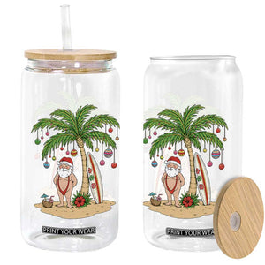 Funny Christmas In July Beach Glass Can Mankini Santa Summer Swimsuit Summer Holiday Vacation Graphic TS10 Print Your Wear