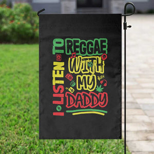 Rasta Baby Garden Flag I Listen to Reggae with My Daddy TS10 Print Your Wear