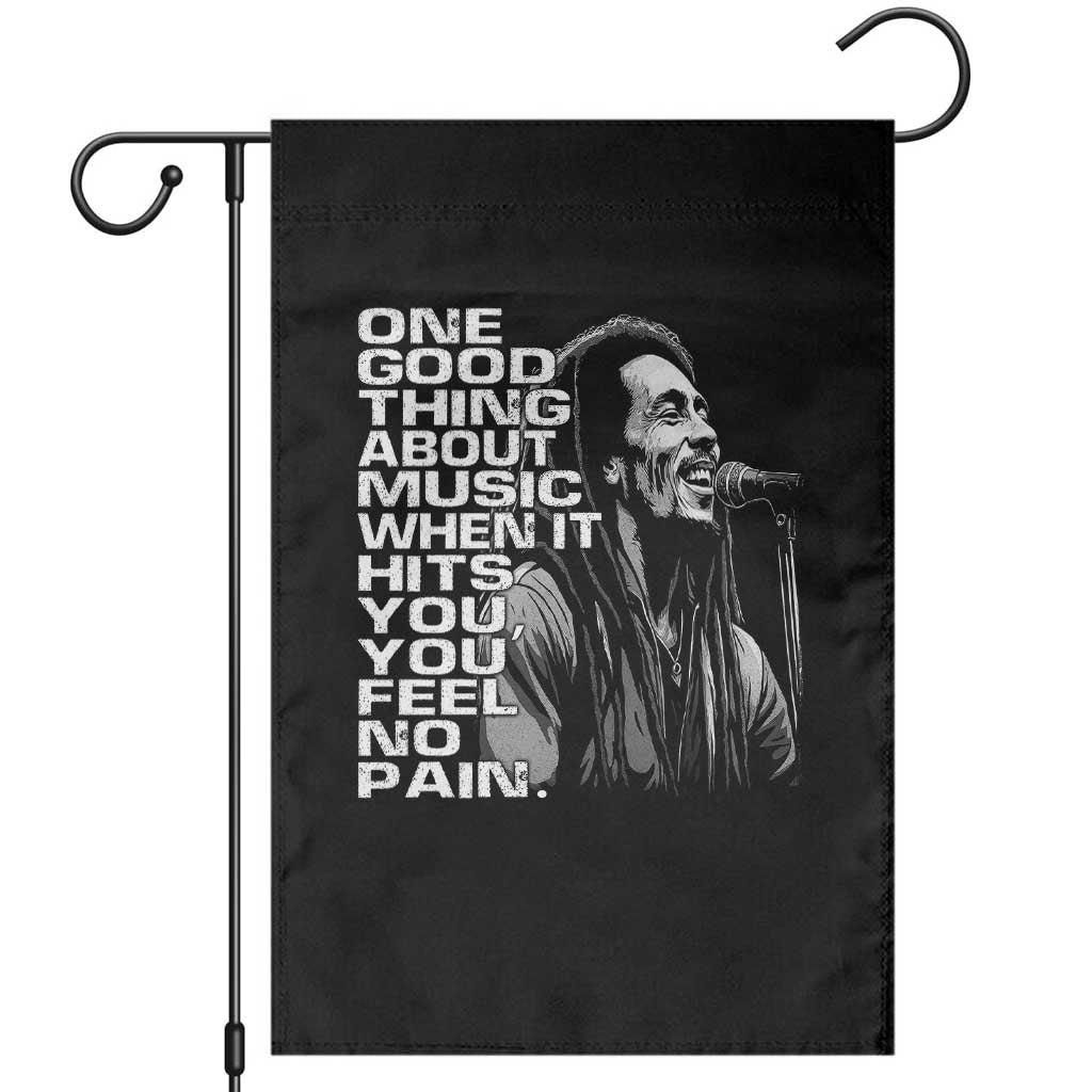 Vintage Marley Garden Flag Jamaica Jamaican Rasta Reggage Music TS10 Black Print Your Wear