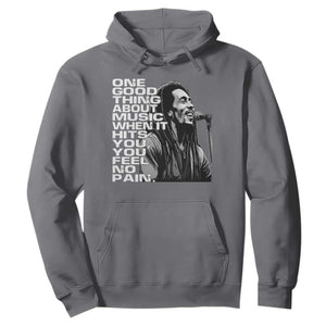 Vintage Marley Hoodie Jamaica Jamaican Rasta Reggage Music TS10 Charcoal Print Your Wear