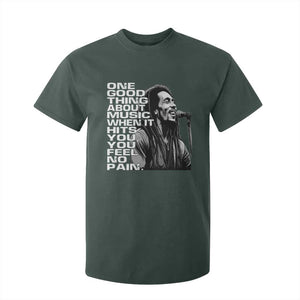 Vintage Marley T Shirt For Kid Jamaica Jamaican Rasta Reggage Music TS10 Dark Forest Green Print Your Wear