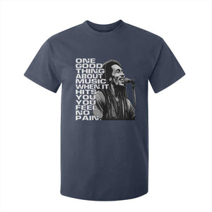 Vintage Marley T Shirt For Kid Jamaica Jamaican Rasta Reggage Music TS10 Navy Print Your Wear
