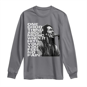 Vintage Marley Long Sleeve Shirt Jamaica Jamaican Rasta Reggage Music TS10 Charcoal Print Your Wear