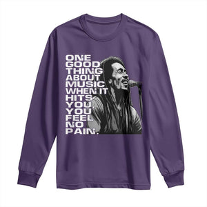 Vintage Marley Long Sleeve Shirt Jamaica Jamaican Rasta Reggage Music TS10 Purple Print Your Wear