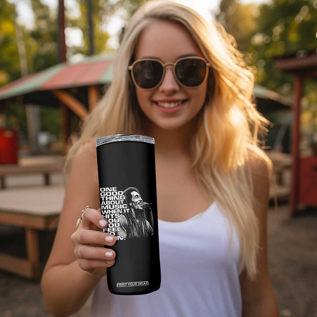 Vintage Marley Skinny Tumbler Jamaica Jamaican Rasta Reggage Music TS10 Print Your Wear