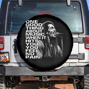 Vintage Marley Spare Tire Cover Jamaica Jamaican Rasta Reggage Music TS10 No hole Black Print Your Wear