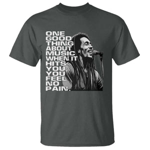 Vintage Marley T Shirt - Jamaica Jamaican Rasta Reggae Music Legend Tee TS10 Dark Heather Print Your Wear