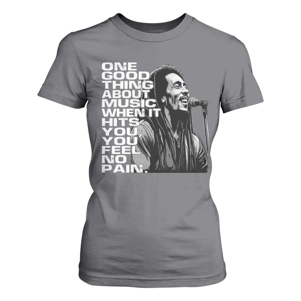 Vintage Marley T Shirt For Women Jamaica Jamaican Rasta Reggage Music TS10 Charcoal Print Your Wear
