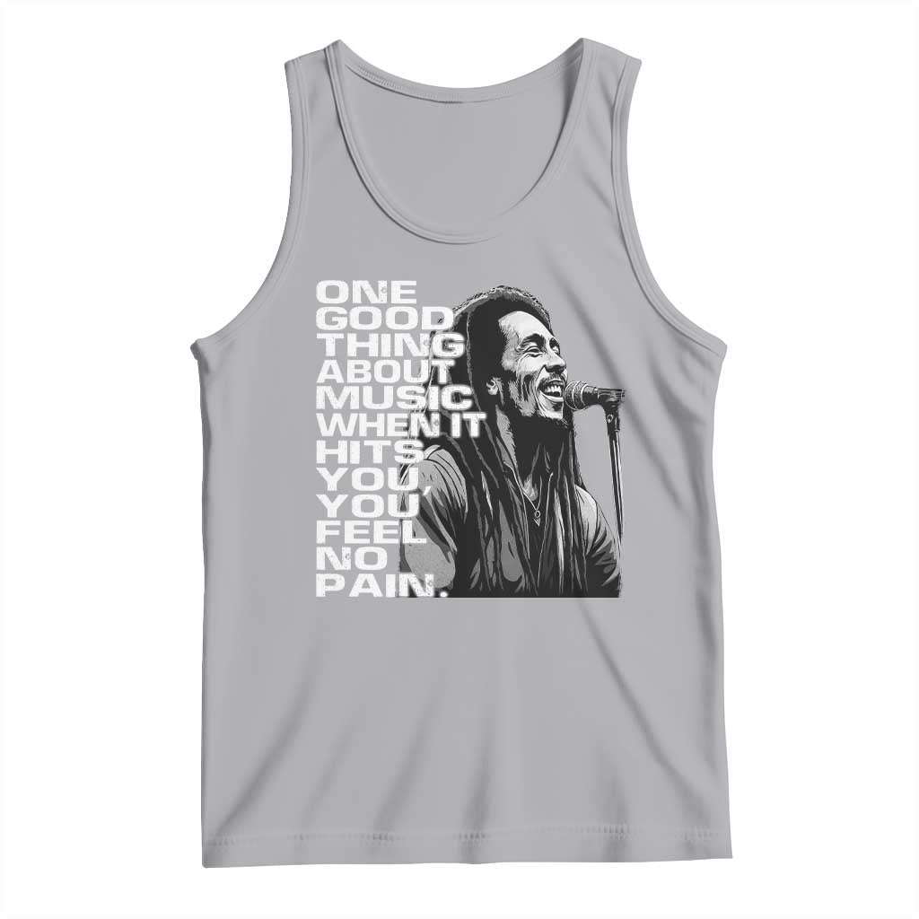 Vintage Marley Tank Top Jamaica Jamaican Rasta Reggage Music TS10 Athletic Heather Print Your Wear