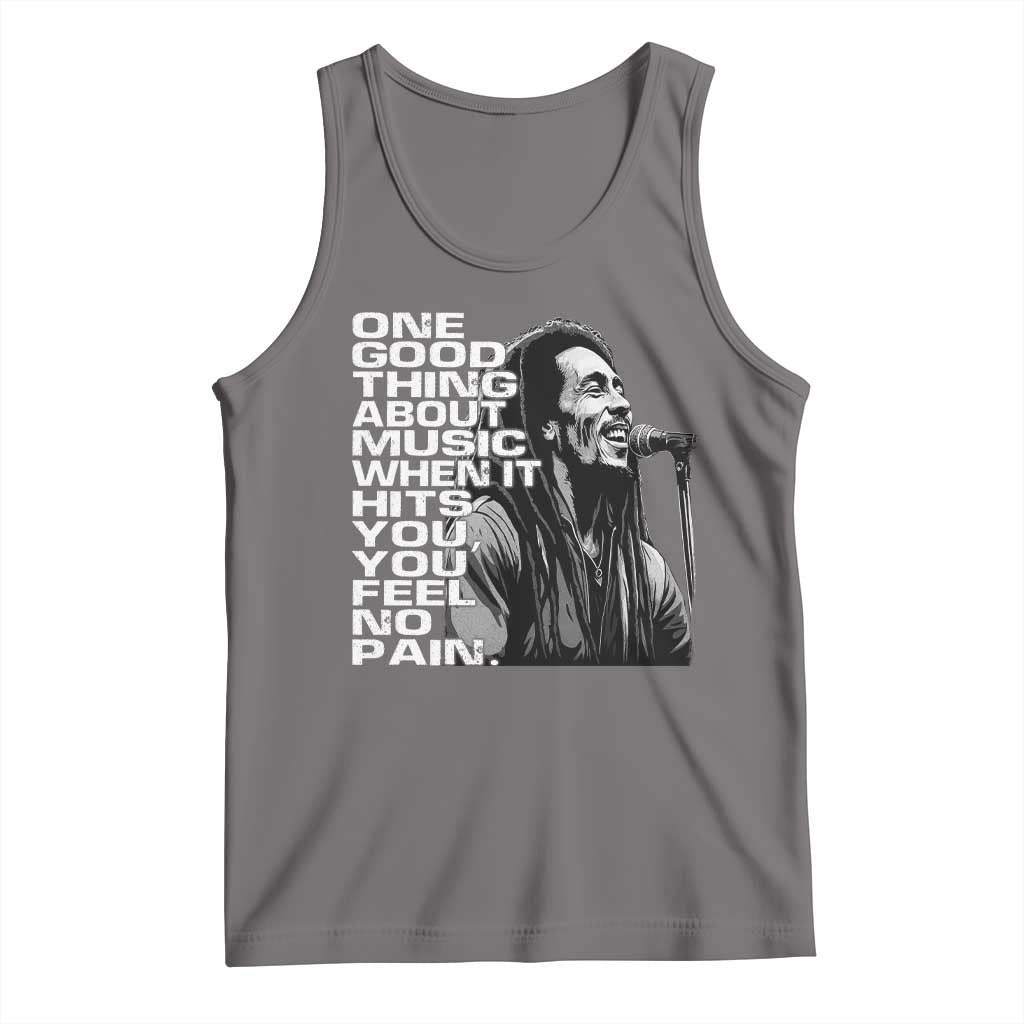 Vintage Marley Tank Top Jamaica Jamaican Rasta Reggage Music TS10 Deep Heather Print Your Wear
