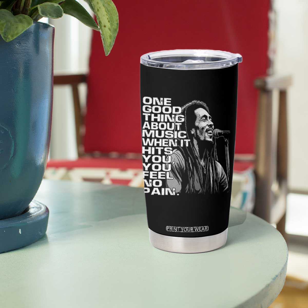 Vintage Marley Tumbler Cup Jamaica Jamaican Rasta Reggage Music TS10 Print Your Wear