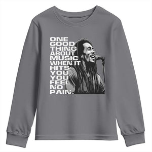 Vintage Marley Youth Sweatshirt Jamaica Jamaican Rasta Reggage Music TS10 Charcoal Print Your Wear