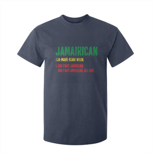 Funny Jamaican American T Shirt For Kid Retro Jamairican Roots TS10 Navy Print Your Wear