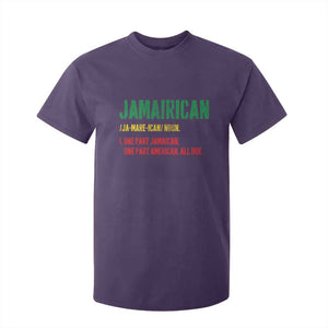 Funny Jamaican American T Shirt For Kid Retro Jamairican Roots TS10 Purple Print Your Wear