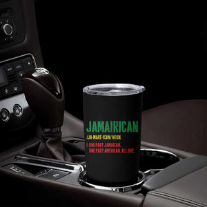 Funny Jamaican American Tumbler Cup Retro Jamairican Roots TS10 Print Your Wear