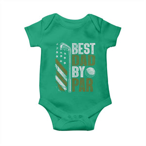 Best Dad By Par Baby Onesie Dad Golf Fathers Day Gift American Flag TS10 Irish Green Print Your Wear
