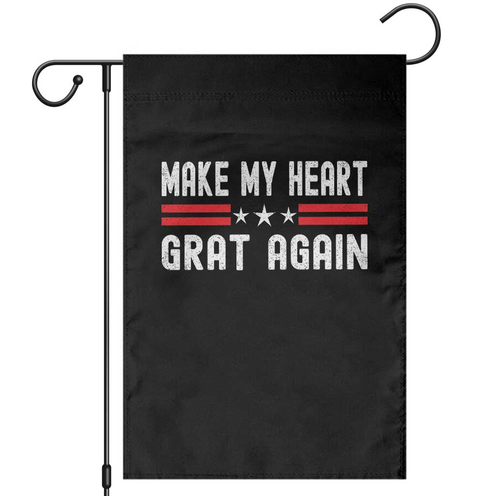 Funny Open Heart Surgery Recovery Garden Flag Make My Heart Great Again TS10 Black Print Your Wear