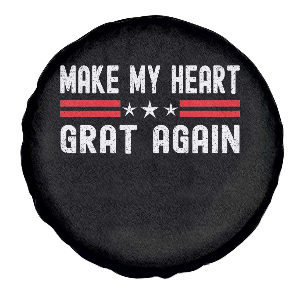 Funny Open Heart Surgery Recovery Spare Tire Cover Make My Heart Great Again TS10 Print Your Wear