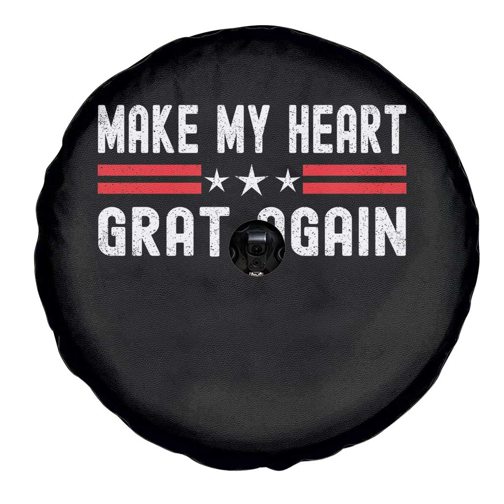 Funny Open Heart Surgery Recovery Spare Tire Cover Make My Heart Great Again TS10 Print Your Wear