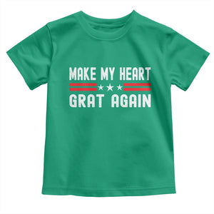 Funny Open Heart Surgery Recovery Toddler T Shirt Make My Heart Great Again TS10 Irish Green Print Your Wear