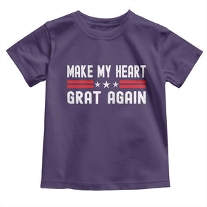 Funny Open Heart Surgery Recovery Toddler T Shirt Make My Heart Great Again TS10 Purple Print Your Wear