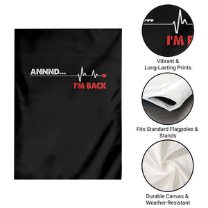 Cool Heart Surgery Survivor Garden Flag Coronary Bypass Artery Open Heart Diseases Surgery Heartbeat TS10 Print Your Wear