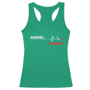 Cool Heart Surgery Survivor Racerback Tank Top Coronary Bypass Artery Open Heart Diseases Surgery Heartbeat TS10 Irish Green Print Your Wear
