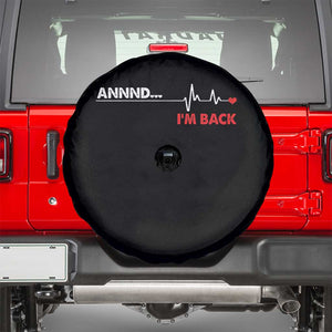 Cool Heart Surgery Survivor Spare Tire Cover Coronary Bypass Artery Open Heart Diseases Surgery Heartbeat TS10 Black Print Your Wear