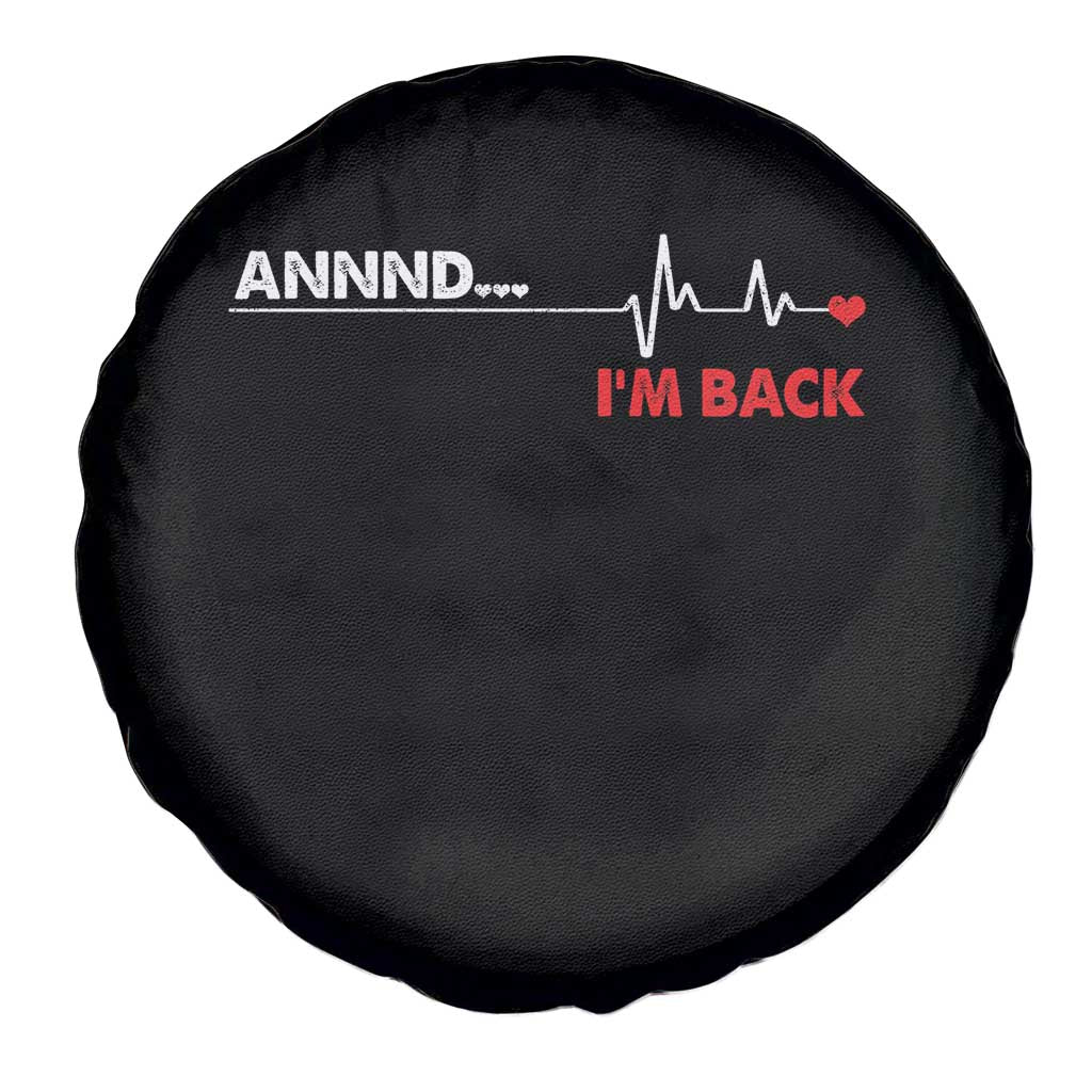 Cool Heart Surgery Survivor Spare Tire Cover Coronary Bypass Artery Open Heart Diseases Surgery Heartbeat TS10 Print Your Wear