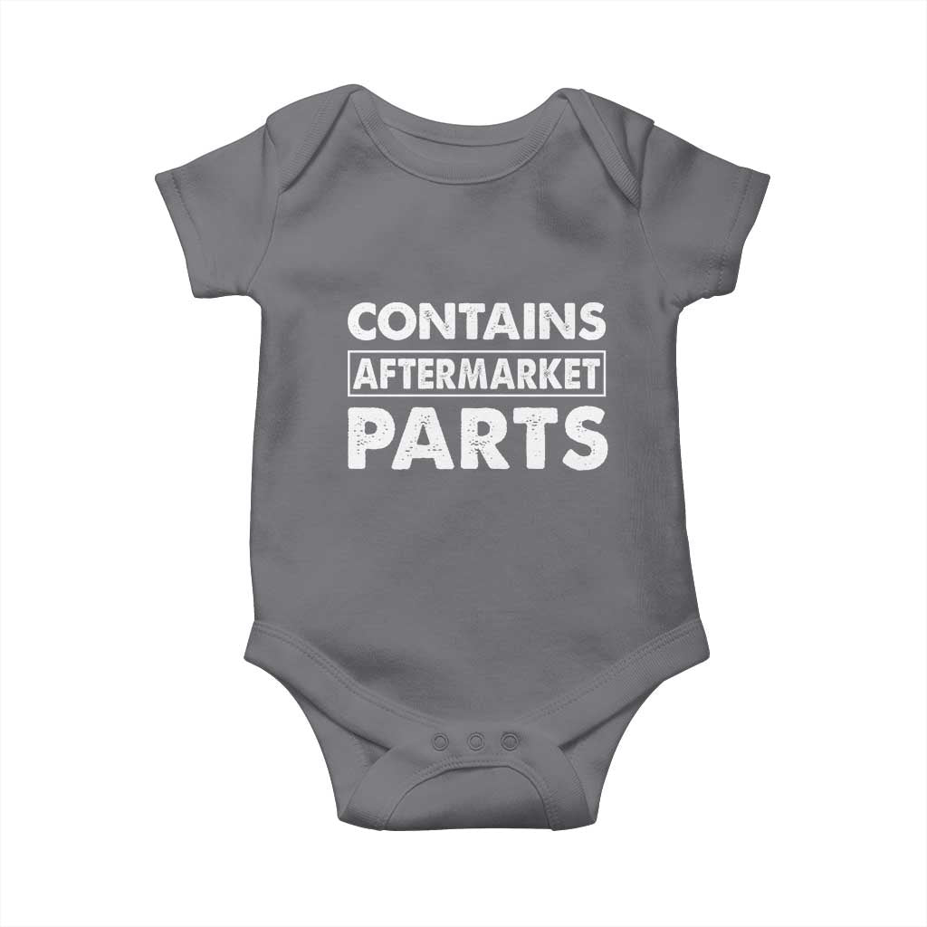Bionic Aftermarket Parts Baby Onesie Knee And Hip Replacement Surgery Recovery Get Well Soon Gift TS10 Charcoal Print Your Wear