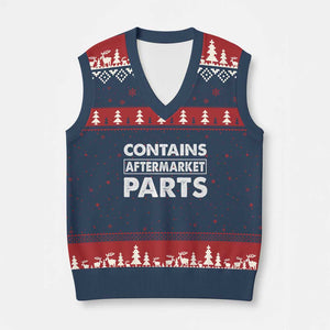 Bionic Aftermarket Parts V-Neck Knit Sweater Vest Knee And Hip Replacement Surgery Recovery Get Well Soon Gift TS10 Navy Red Print Your Wear