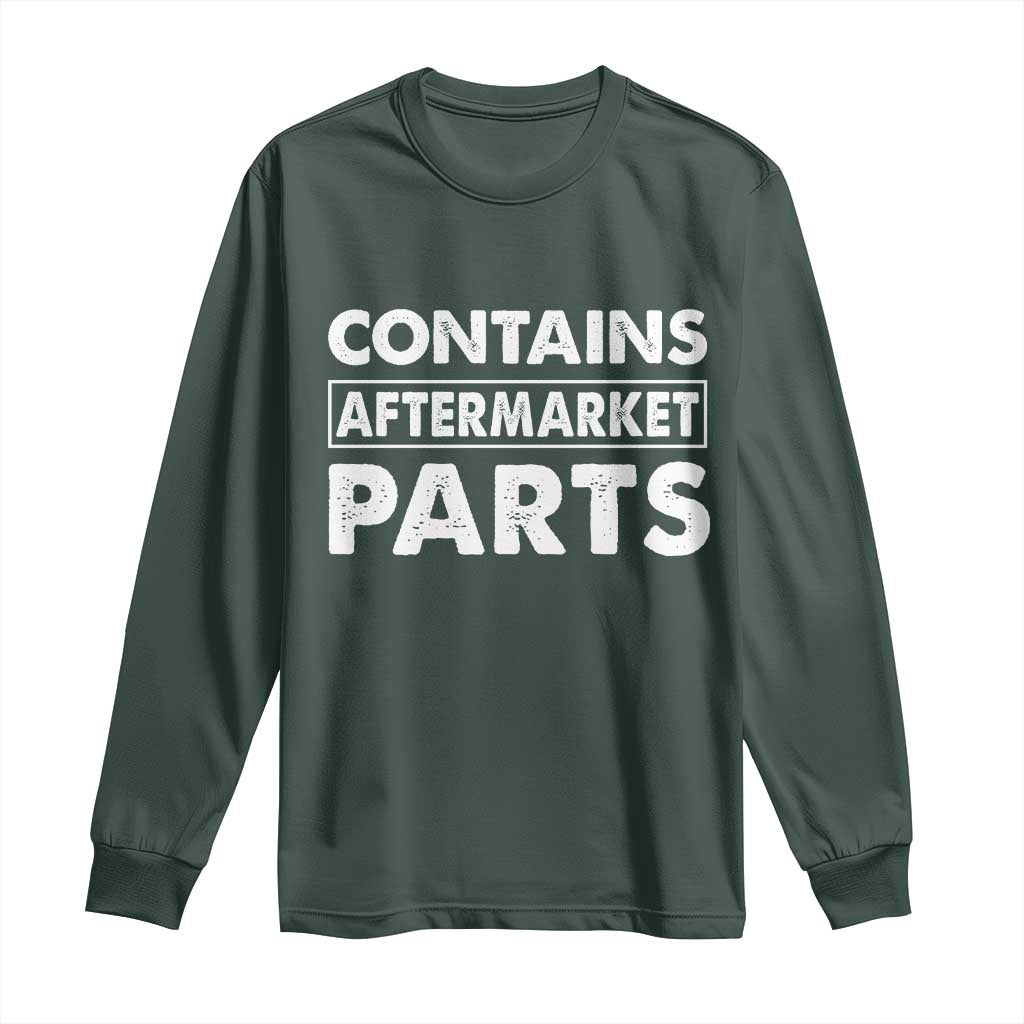 Bionic Aftermarket Parts Long Sleeve Shirt Knee And Hip Replacement Surgery Recovery Get Well Soon Gift TS10 Dark Forest Green Print Your Wear