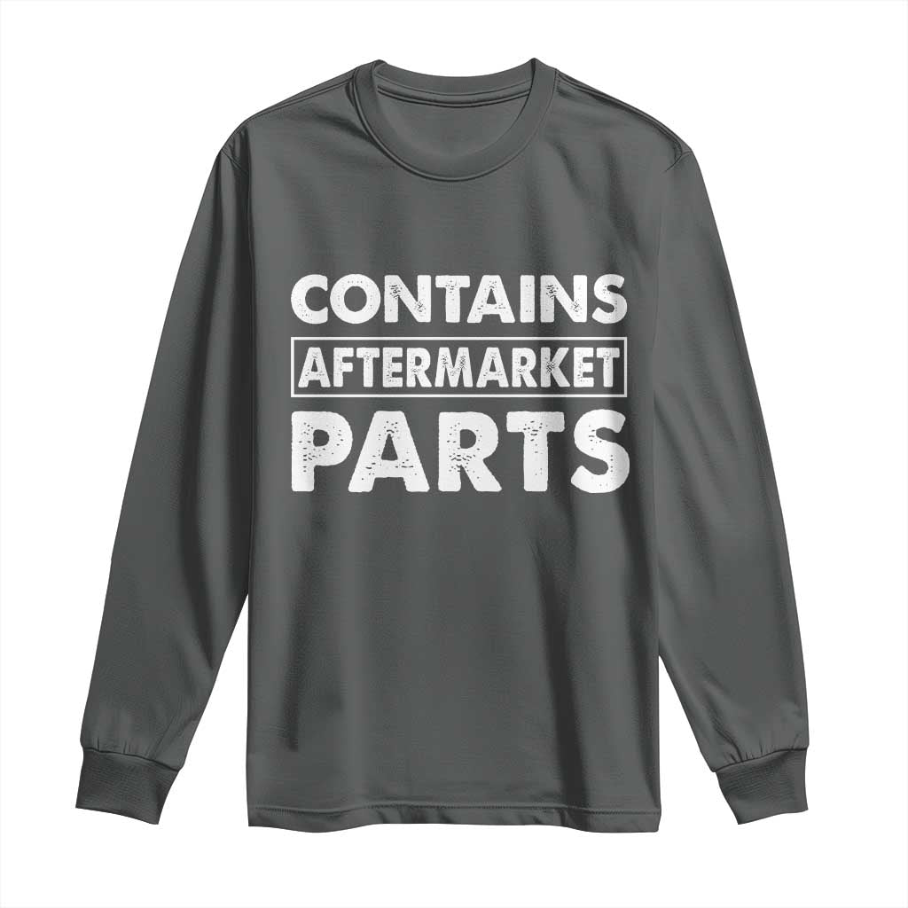 Bionic Aftermarket Parts Long Sleeve Shirt Knee And Hip Replacement Surgery Recovery Get Well Soon Gift TS10 Dark Heather Print Your Wear