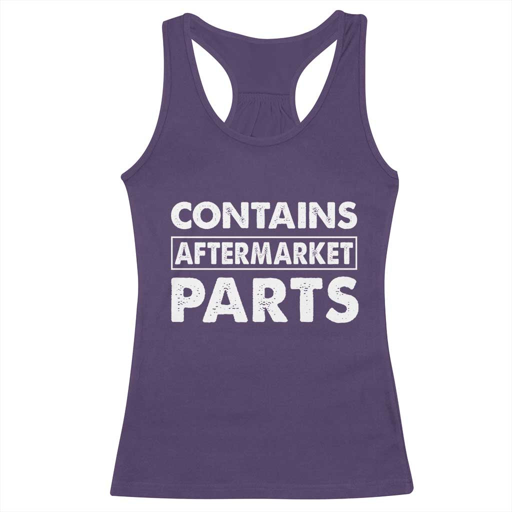 Bionic Aftermarket Parts Racerback Tank Top Knee And Hip Replacement Surgery Recovery Get Well Soon Gift TS10 Purple Print Your Wear