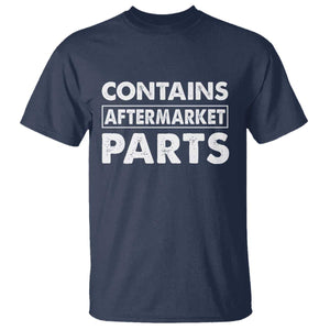 Bionic Aftermarket Parts T Shirt Knee And Hip Replacement Surgery Recovery Get Well Soon Gift TS10 Navy Print Your Wear