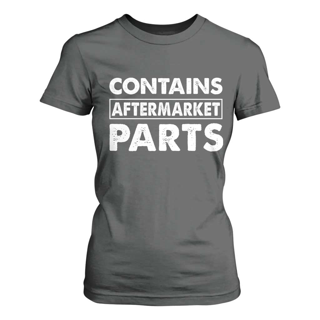 Bionic Aftermarket Parts T Shirt For Women Knee And Hip Replacement Surgery Recovery Get Well Soon Gift TS10 Dark Heather Print Your Wear