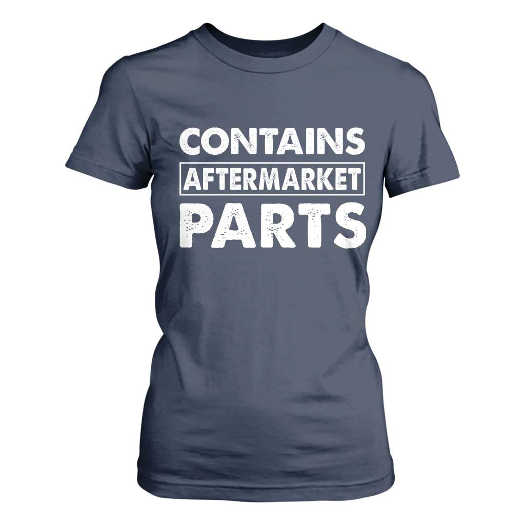 Bionic Aftermarket Parts T Shirt For Women Knee And Hip Replacement Surgery Recovery Get Well Soon Gift TS10 Navy Print Your Wear