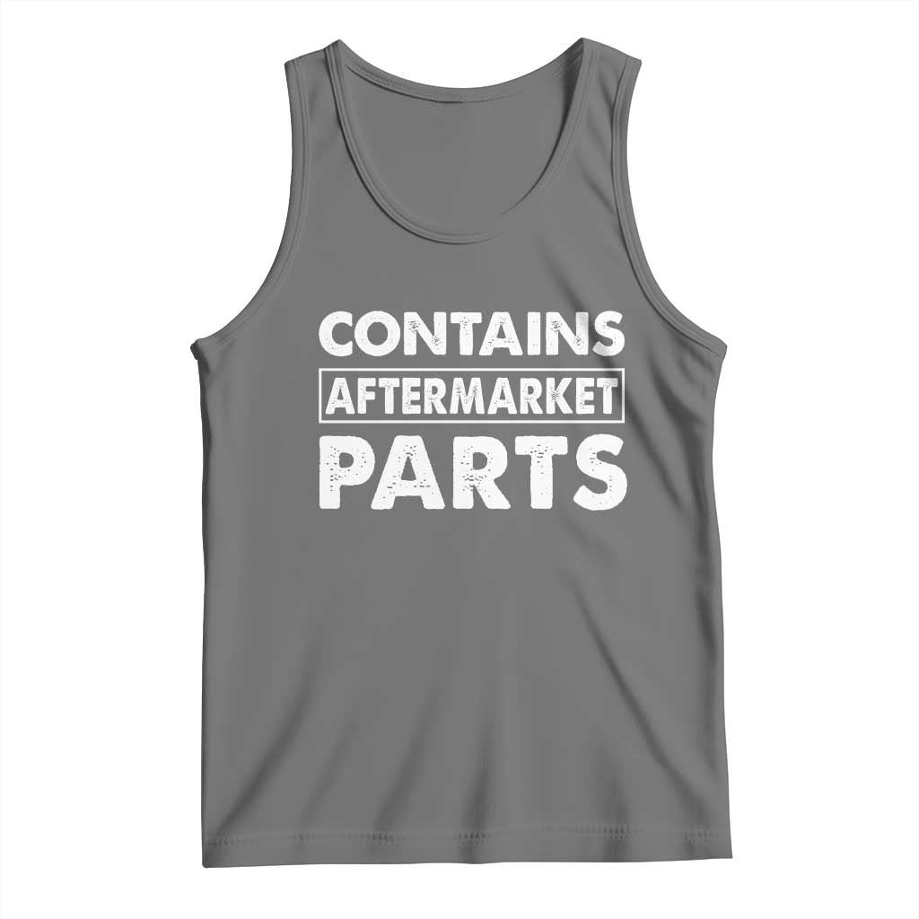 Bionic Aftermarket Parts Tank Top Knee And Hip Replacement Surgery Recovery Get Well Soon Gift TS10 Black Heather Print Your Wear