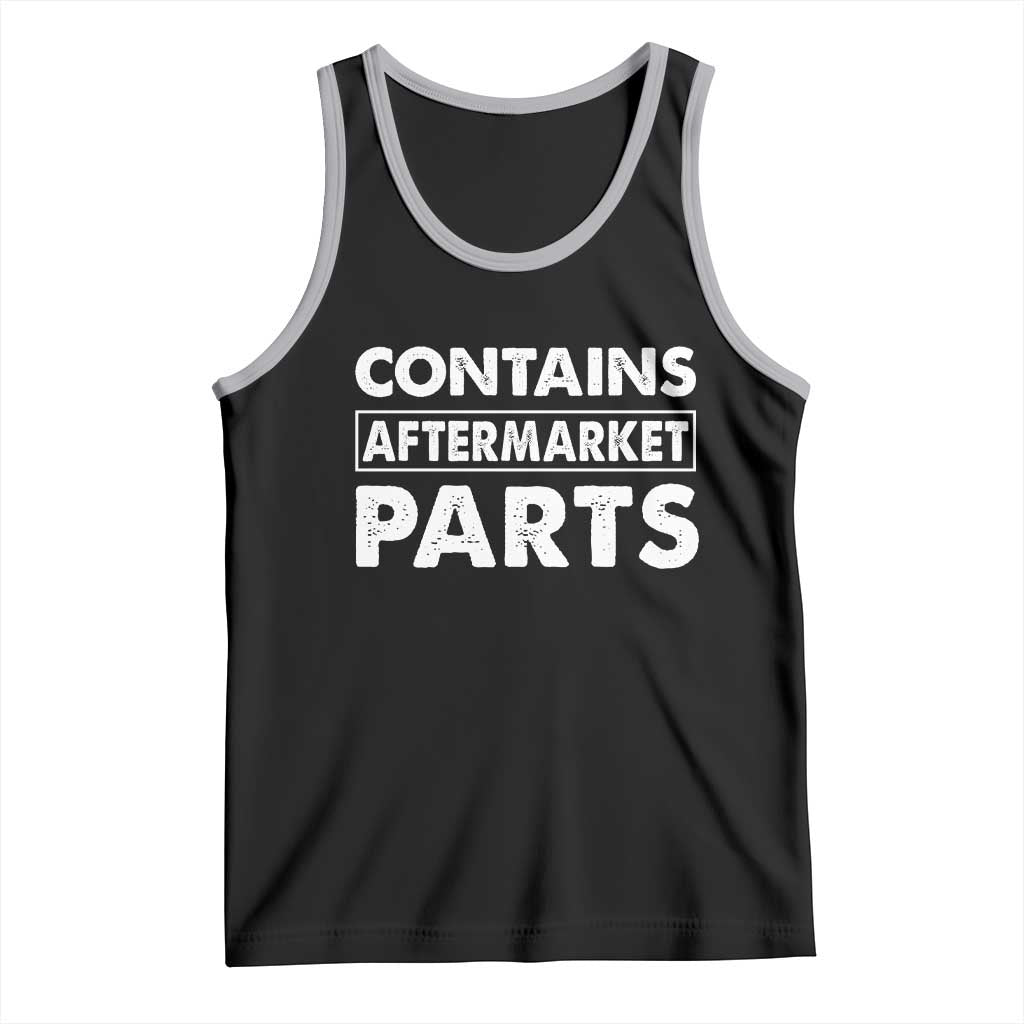 Bionic Aftermarket Parts Tank Top Knee And Hip Replacement Surgery Recovery Get Well Soon Gift TS10 Black Athletic Heather Print Your Wear