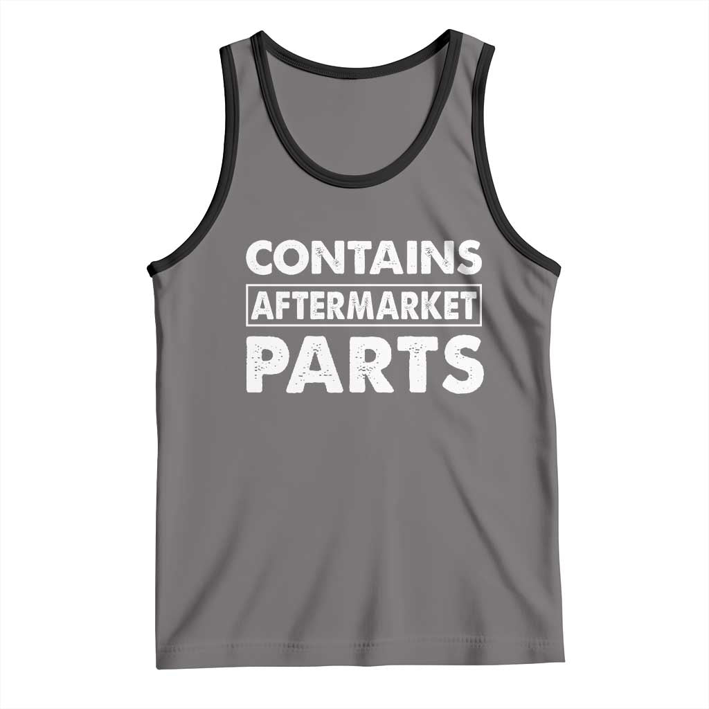 Bionic Aftermarket Parts Tank Top Knee And Hip Replacement Surgery Recovery Get Well Soon Gift TS10 Deep Heather Black Print Your Wear