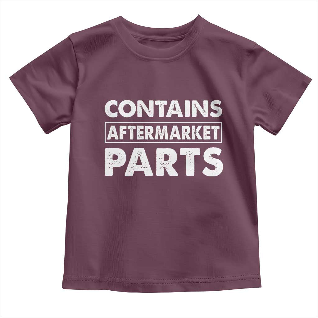 Bionic Aftermarket Parts Toddler T Shirt Knee And Hip Replacement Surgery Recovery Get Well Soon Gift TS10 Maroon Print Your Wear