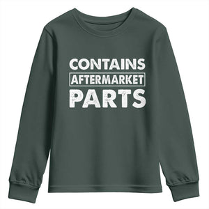 Bionic Aftermarket Parts Youth Sweatshirt Knee And Hip Replacement Surgery Recovery Get Well Soon Gift TS10 Dark Forest Green Print Your Wear