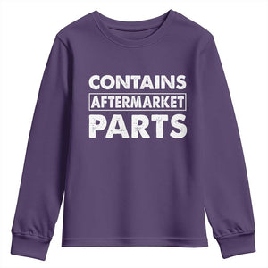 Bionic Aftermarket Parts Youth Sweatshirt Knee And Hip Replacement Surgery Recovery Get Well Soon Gift TS10 Purple Print Your Wear